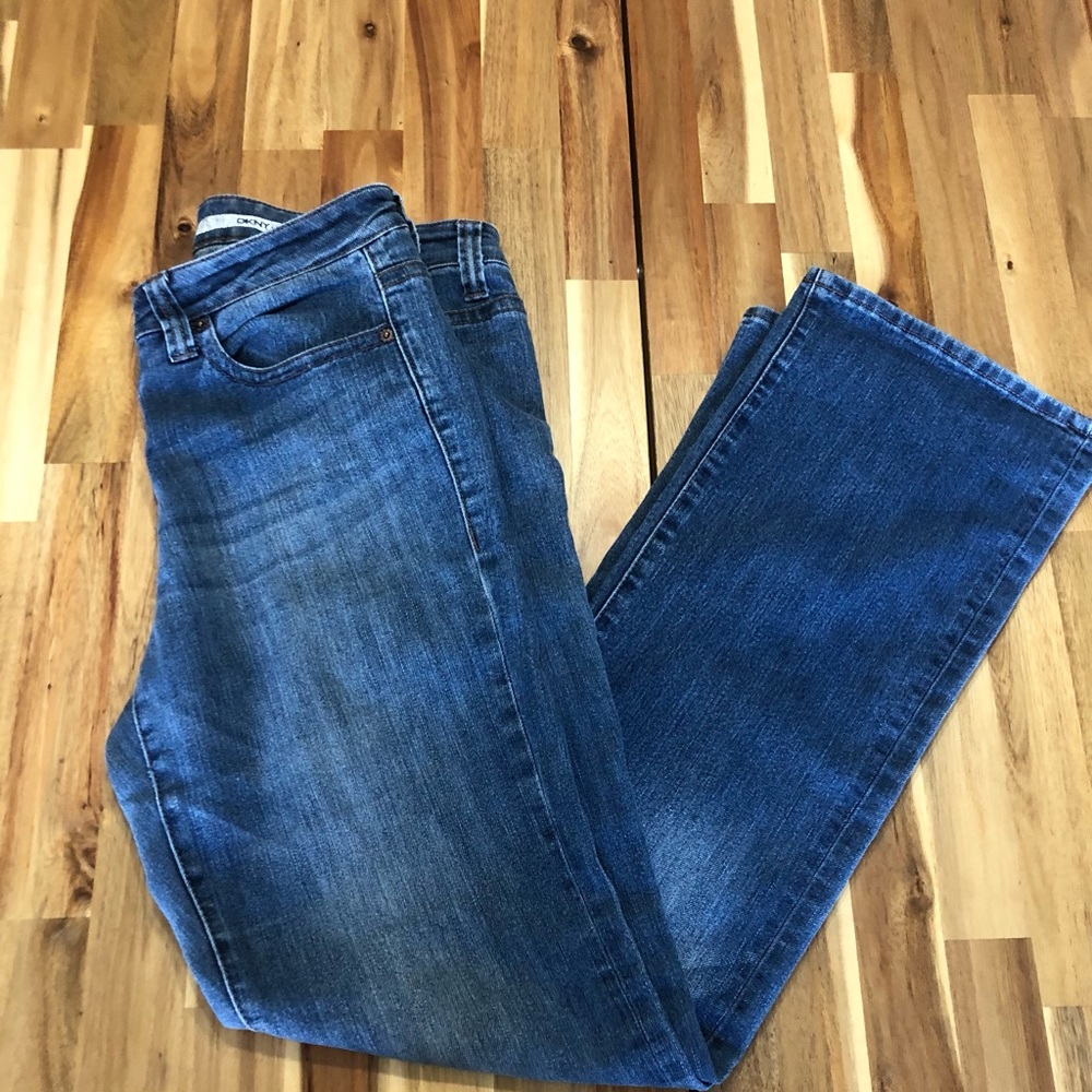 DKNY Women's Medium Blue Bootcut Jeans